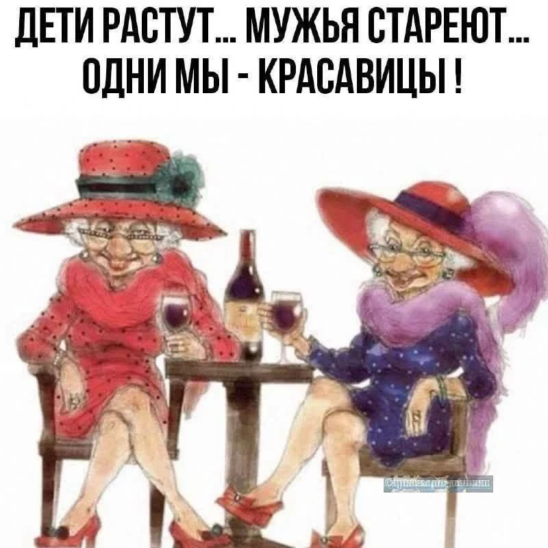 ДЕТИ РАСТУТ... МУЖЬЯ СТАРЕЮТ... ОДНИ МЫ - КРАСАВИЦЫ!