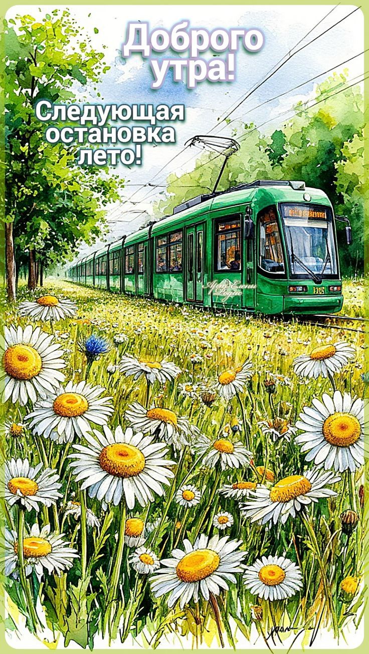 Доброго утра! Следующая остановка лето!