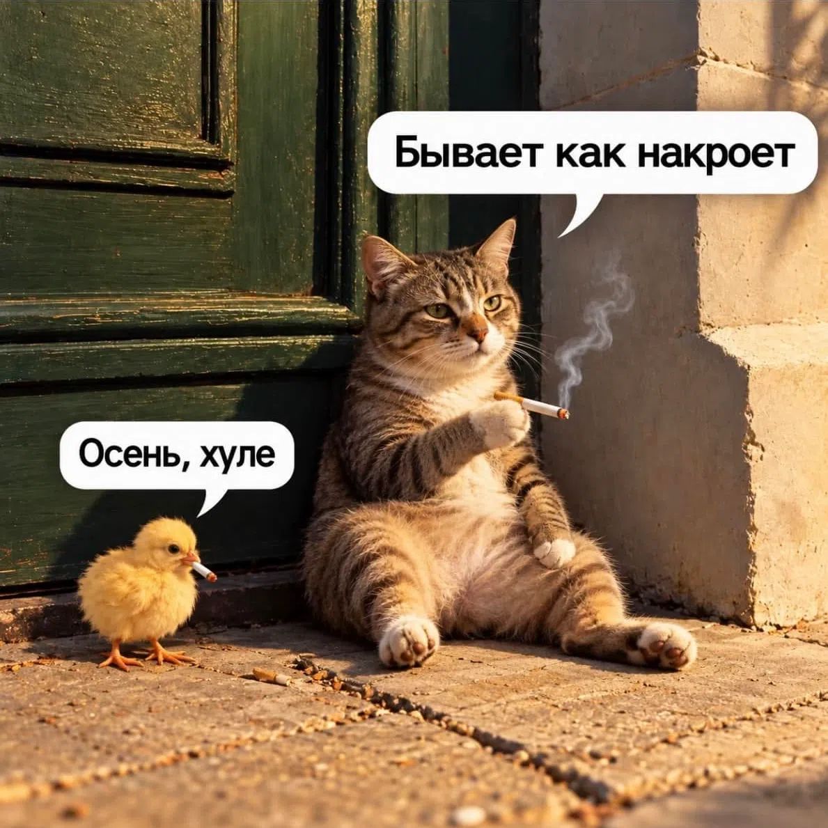 Бывает как накроет. Осень, хуле
