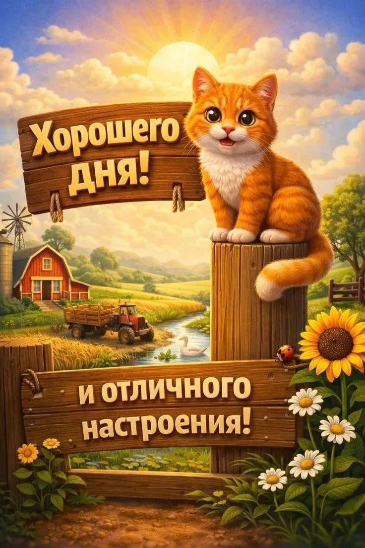 Хорошего дня! И отличного настроения!