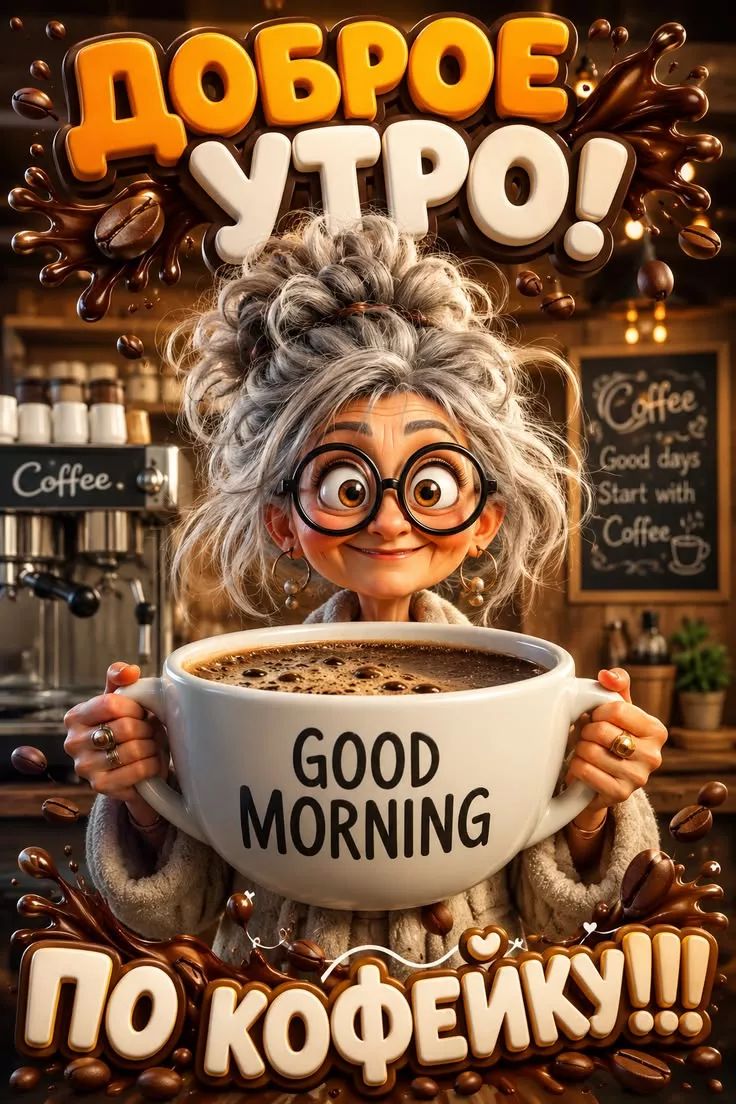 ДОБРОЕ УТРО! GOOD MORNING ПО КОФЕЙКУ!!!