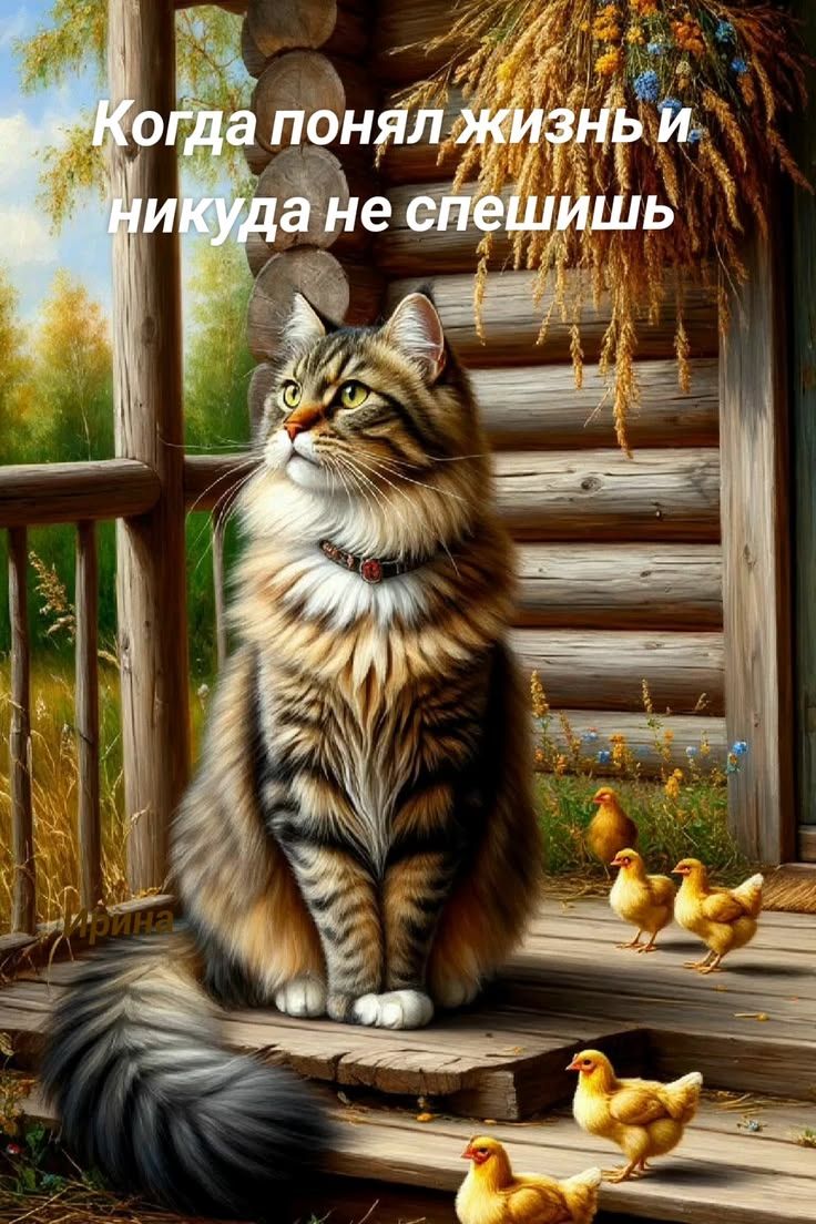Когда понял жизнь и никуда не спешишь