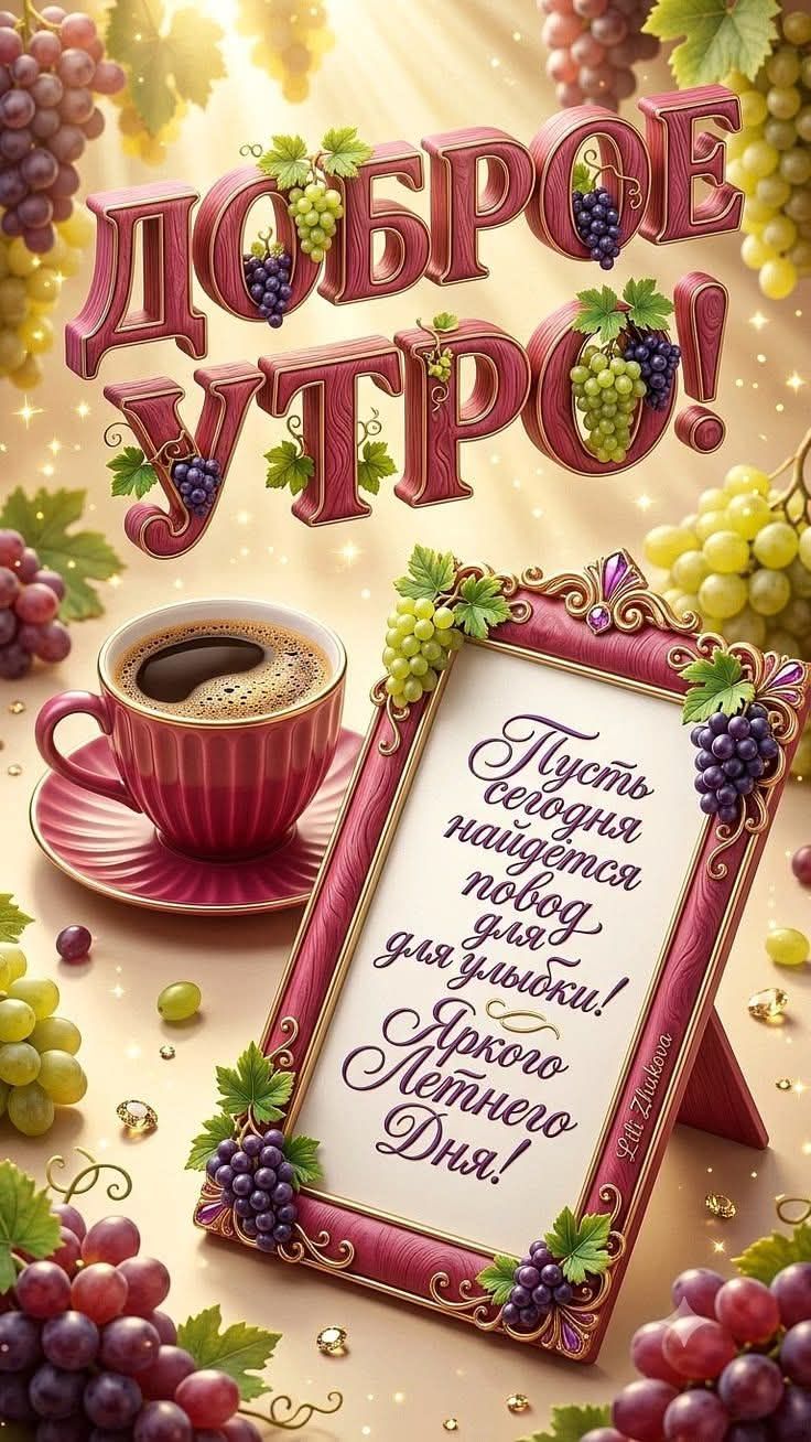 ДОБРОЕ УТРО! Пусть сегодня найдется повод для улыбки! Яркого Летнего Дня!
