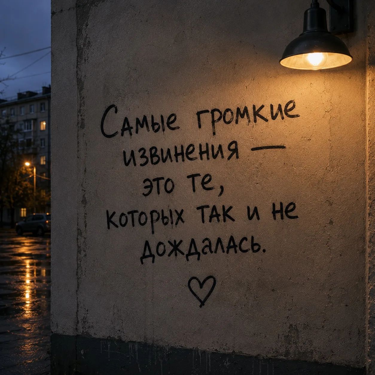 Самые громкие извинения — это те, которых так и не дождалась. ❤️