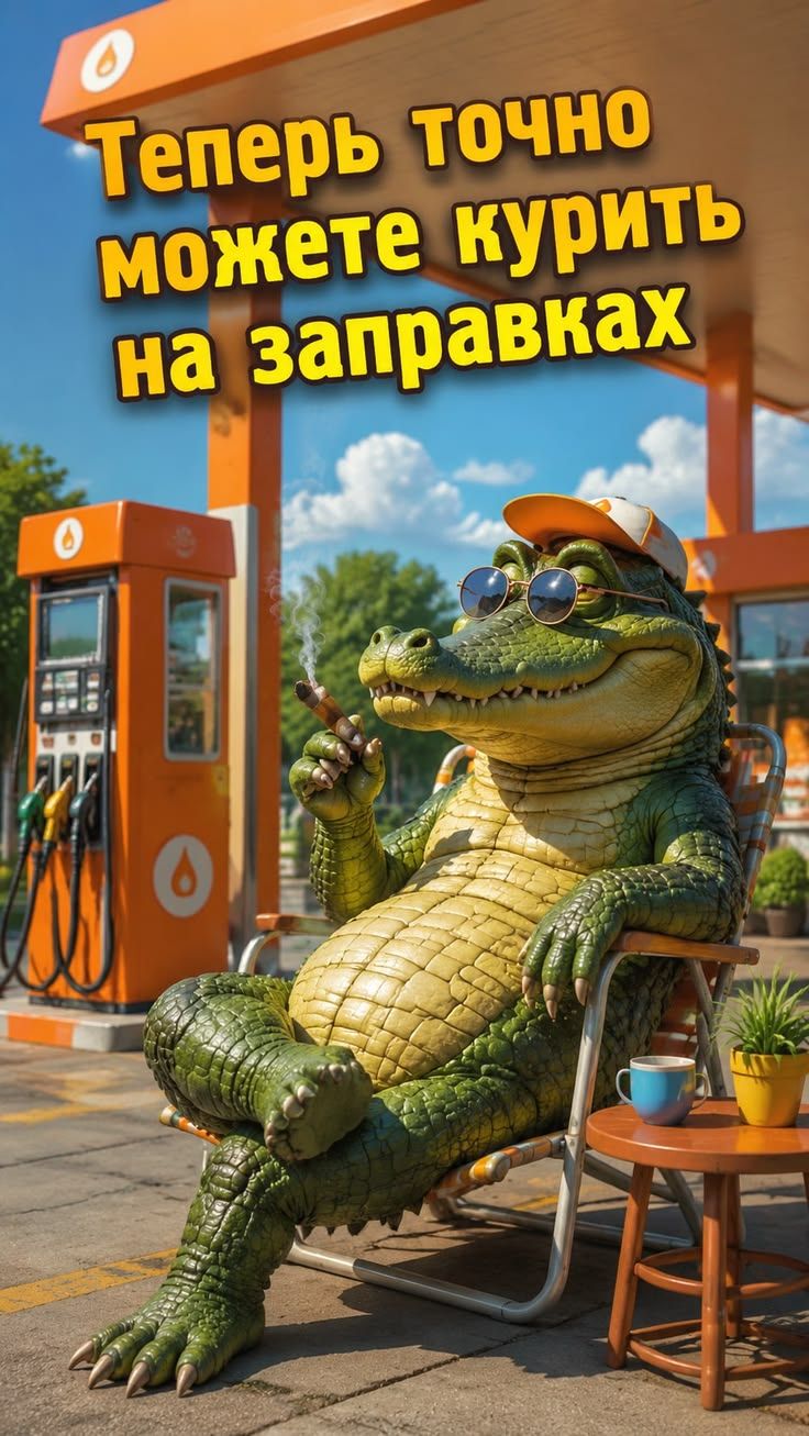 Теперь точно можете курить на заправках