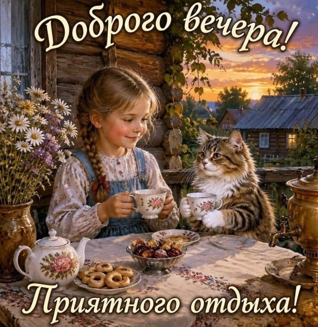 Доброго вечера! Приятного отдыха!