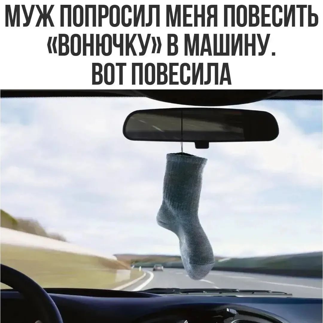 МУЖ ПОПРОСИЛ МЕНЯ ПОВЕСИТЬ «ВОНЮЧКУ» В МАШИНУ. ВОТ ПОВЕСИЛА