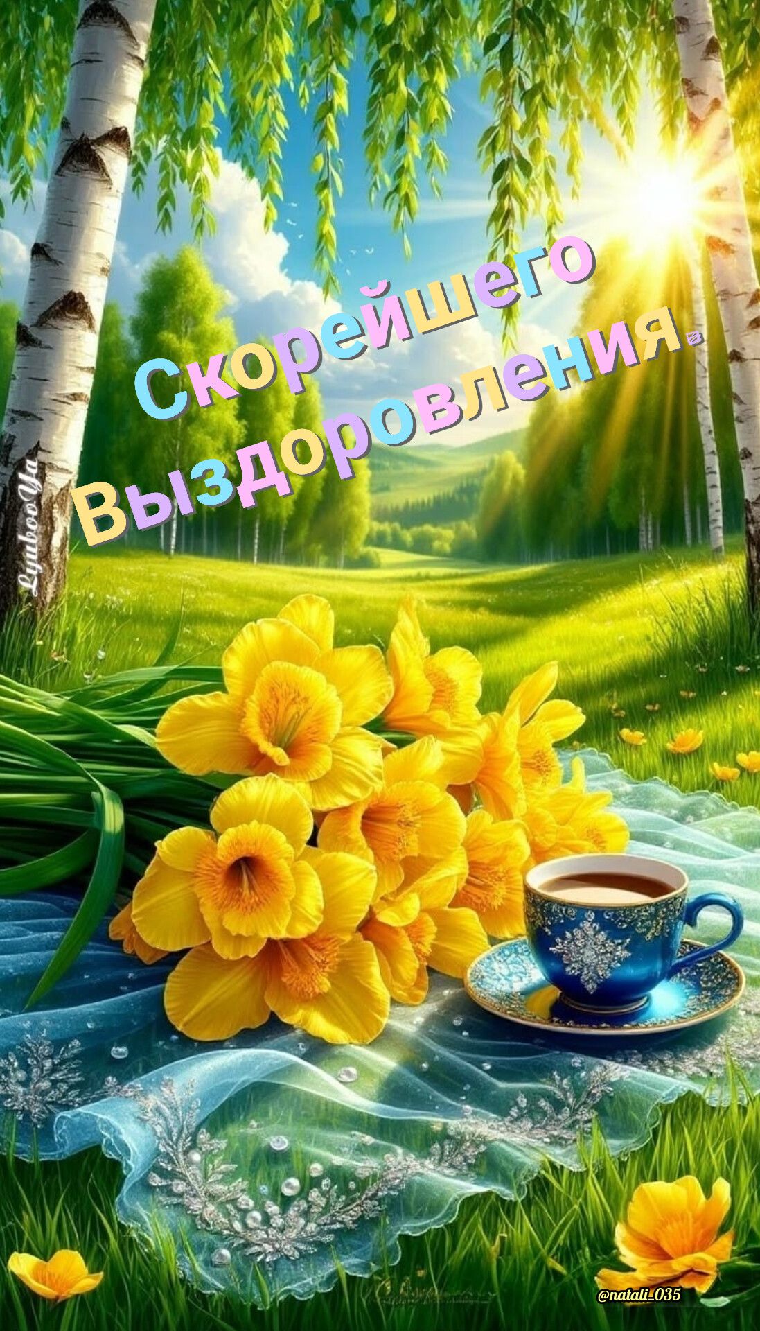Скорейшего выздоровления.