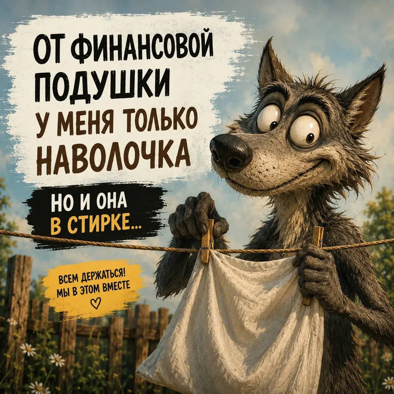 ОТ ФИНАНСОВОЙ ПОДУШКИ У МЕНЯ ТОЛЬКО НАВОЛОЧКА НО И ОНА В СТИРКЕ... ВСЕМ ДЕРЖАТЬСЯ! МЫ В ЭТОМ ВМЕСТЕ ❤️