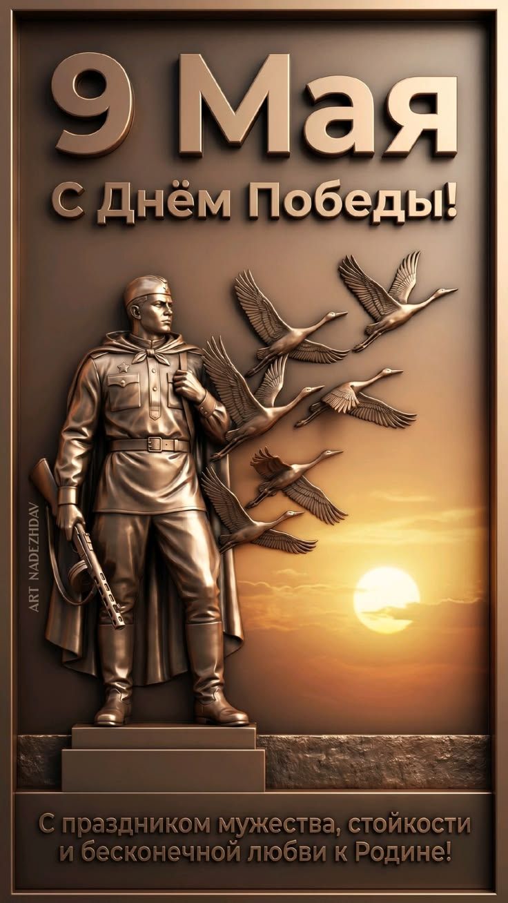 9 Мая с днём Победы! ART NADEZHDAV С праздником мужества, стойкости и бесконечной любви к Родине!