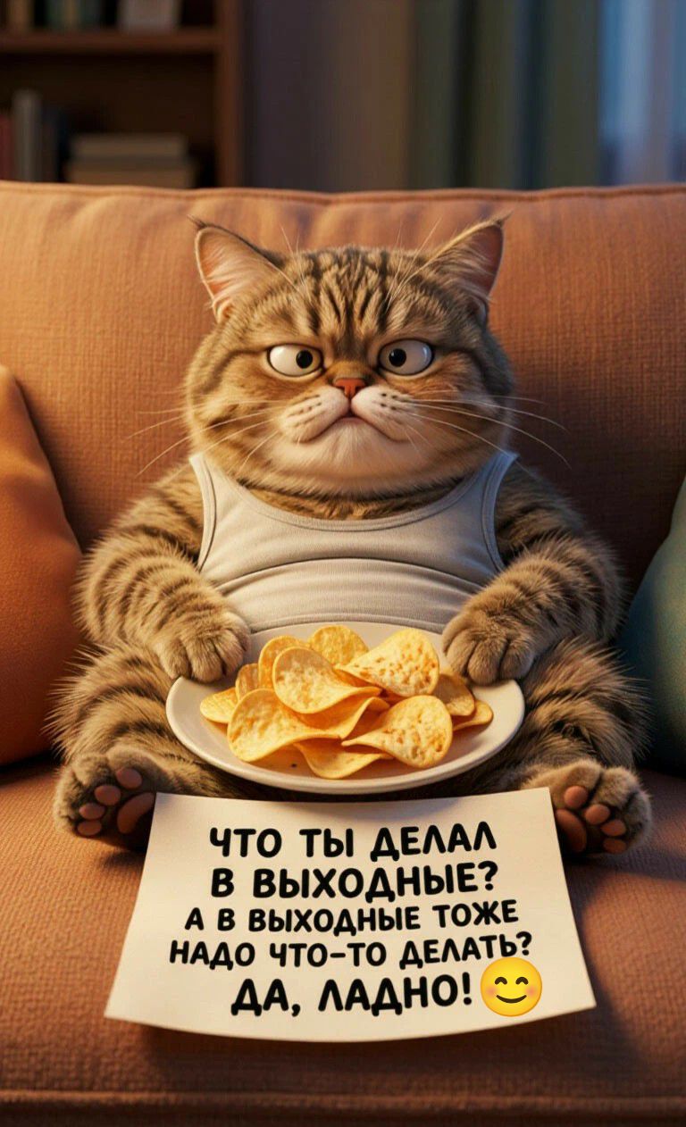 ЧТО ТЫ ДЕЛАЛ В ВЫХОДНЫЕ? А В ВЫХОДНЫЕ ТОЖЕ НАДО ЧТО-ТО ДЕЛАТЬ? ДА, ЛАДНО! 🙂
