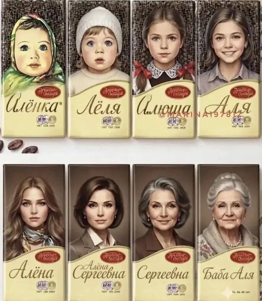 Алёнка, Лёля, Алюша, Аля, Алёна, Алёна Сергеевна, Сергеевна, Баба Аля