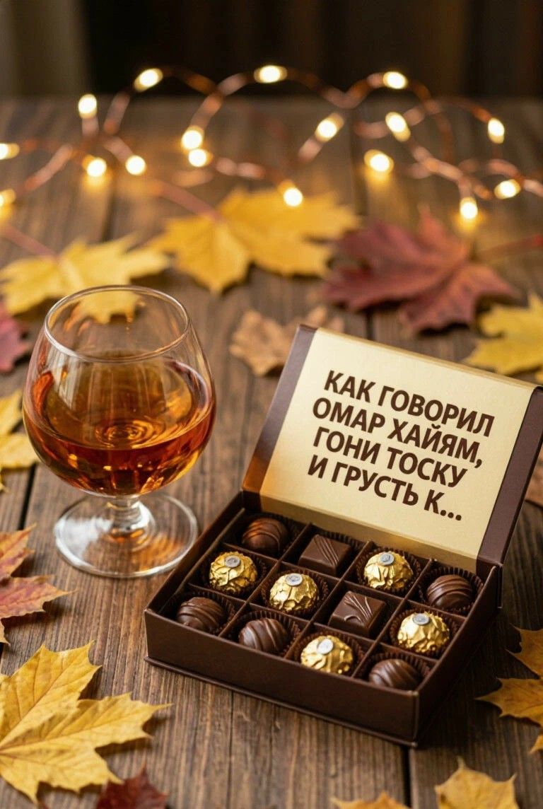 Как говорил Омар Хайям, гони тоску и грусть к...