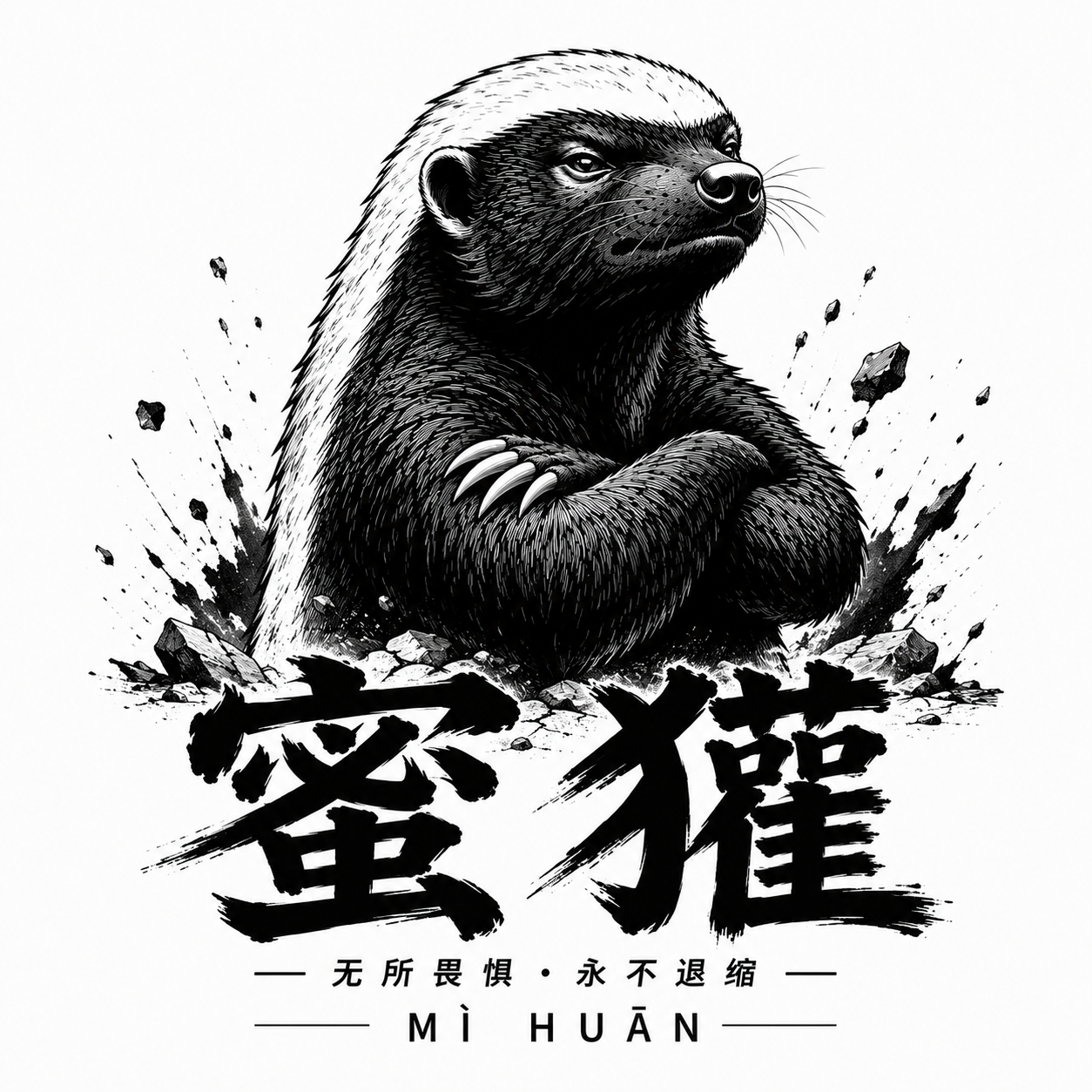 蜜獾 无所畏惧 · 永不退缩 MÌ HUĀN