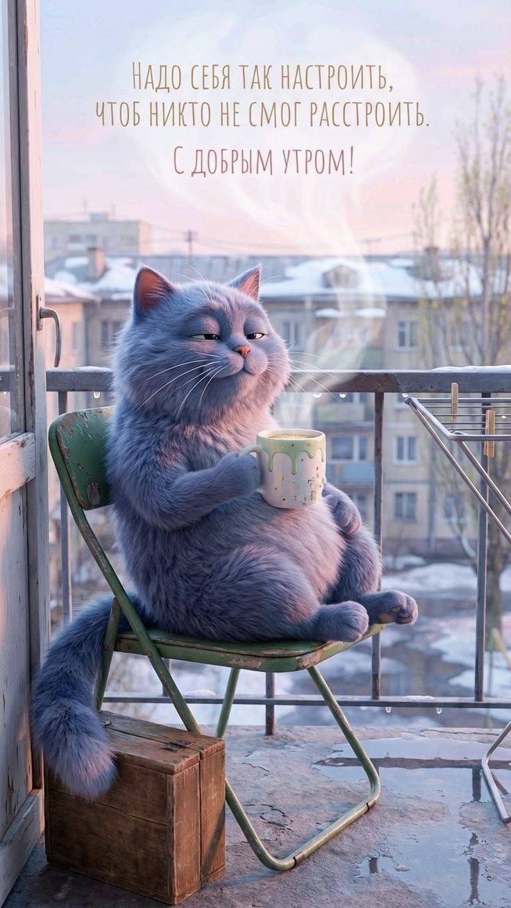 НАДО СЕБЯ ТАК НАСТРОИТЬ, ЧТОБ НИКТО НЕ СМОГ РАССТРОИТЬ. С ДОБРЫМ УТРОМ!