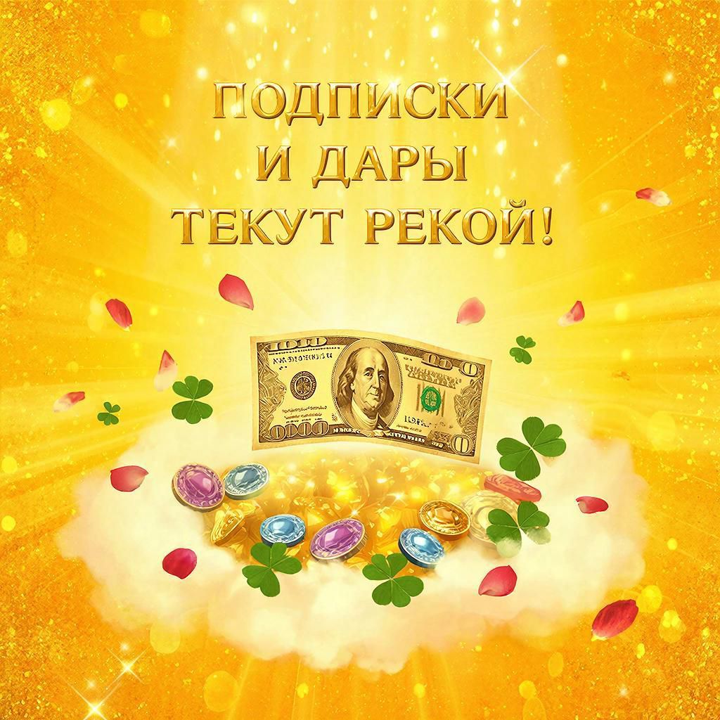 ПОДПИСКИ И ДАРЫ ТЕКУТ РЕКОЙ!