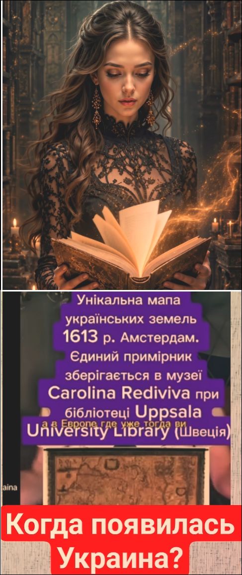 Унікальна мапа українських земель 1613 р. Амстердам. Єдиний примірник зберігається в музеї Carolina Rediviva при бібліотеці Uppsala University Library (Швеція). Когда появилась Украина?