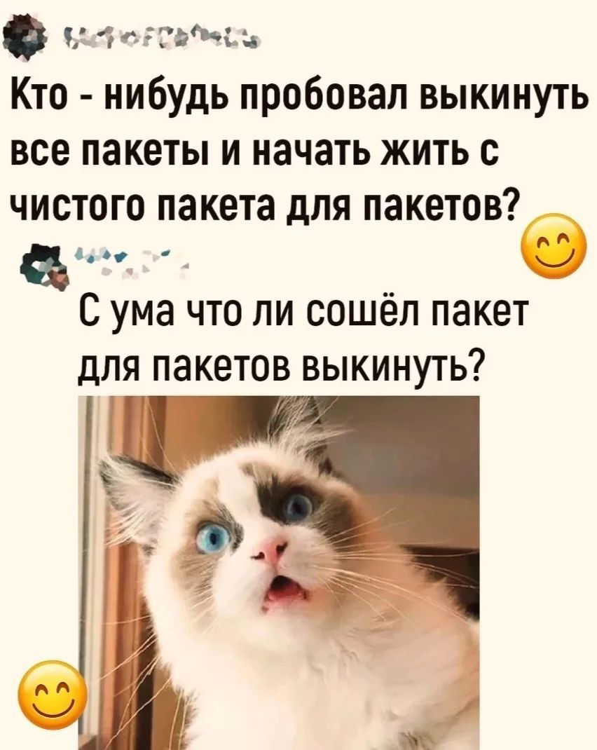 Кто-нибудь пробовал выкинуть все пакеты и начать жить с чистого пакета для пакетов? С ума что ли сошёл пакет для пакетов выкинуть?