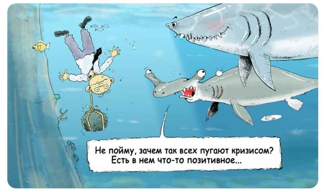 Не пойму, зачем так всех пугают кризисом? Есть в нем что-то позитивное...