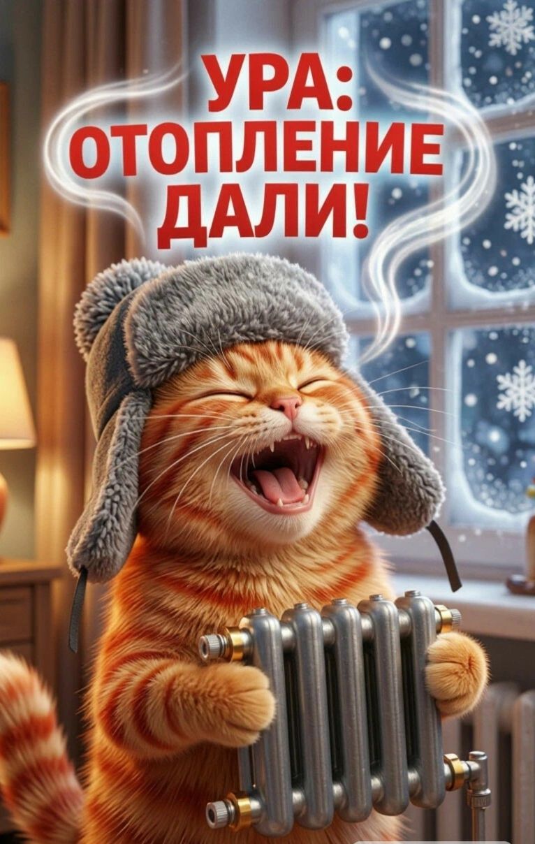 УРА: ОТОПЛЕНИЕ ДАЛИ!