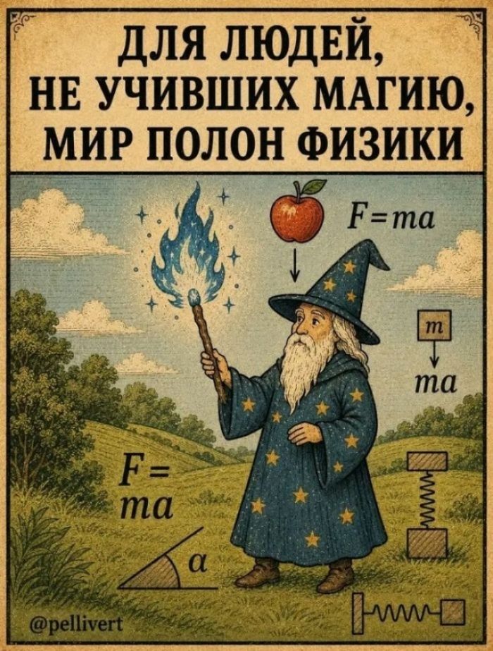 ДЛЯ ЛЮДЕЙ, НЕ УЧИВШИХ МАГИЮ, МИР ПОЛОН ФИЗИКИ