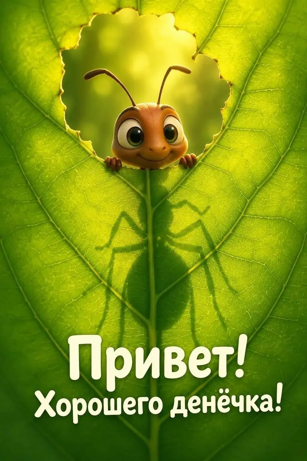 Привет! Хорошего денёчка!