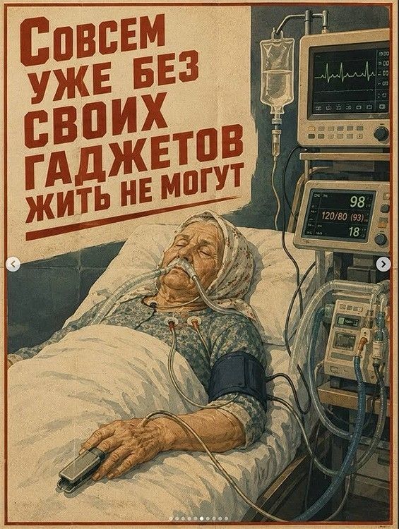 СОВСЕМ УЖЕ БЕЗ СВОИХ ГАДЖЕТОВ ЖИТЬ НЕ МОГУТ