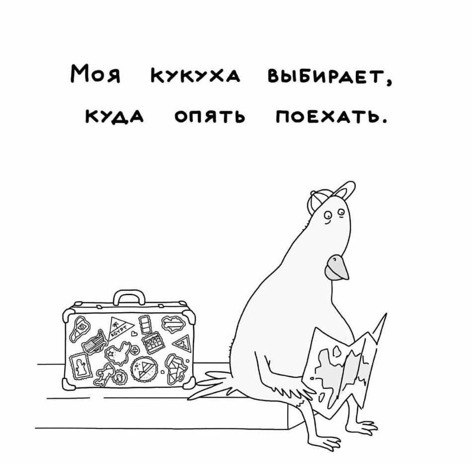 Моя кукуха выбирает, куда опять поехать.