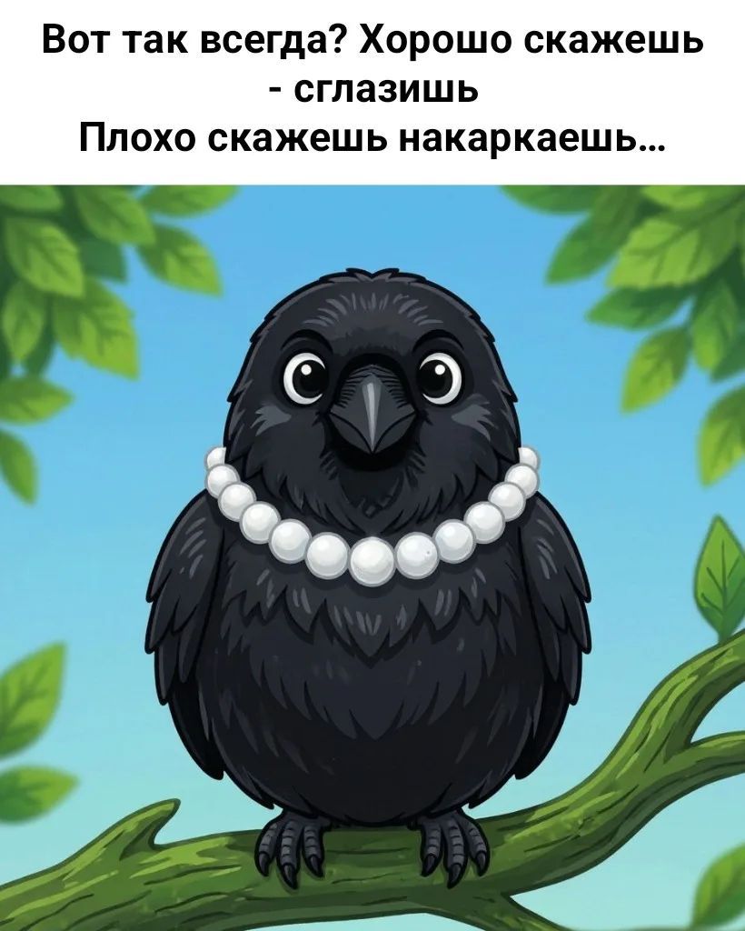 Вот так всегда? Хорошо скажешь - сглазишь. Плохо скажешь накаркаешь...