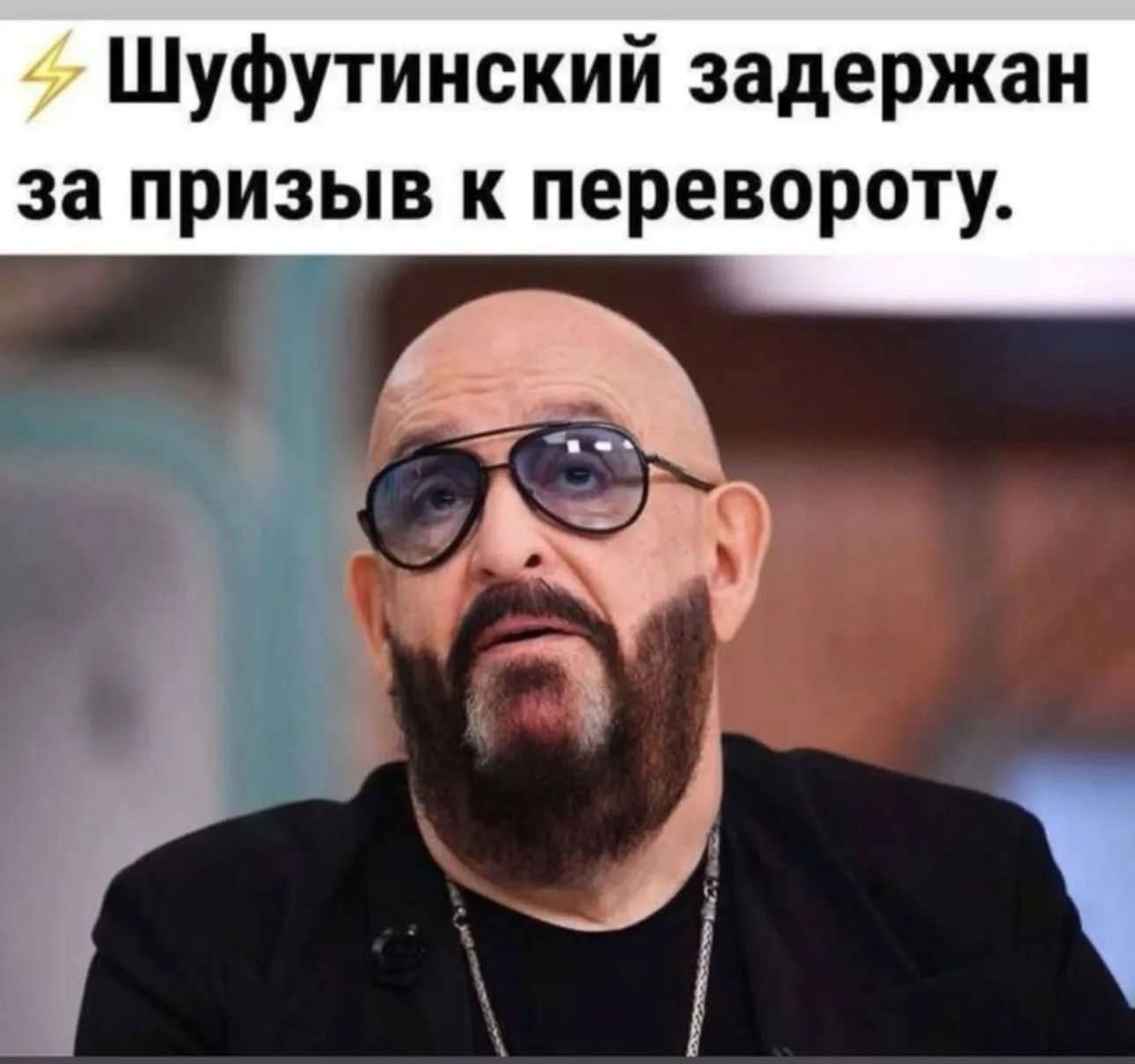 Шуфутинский задержан за призыв к перевороту.
