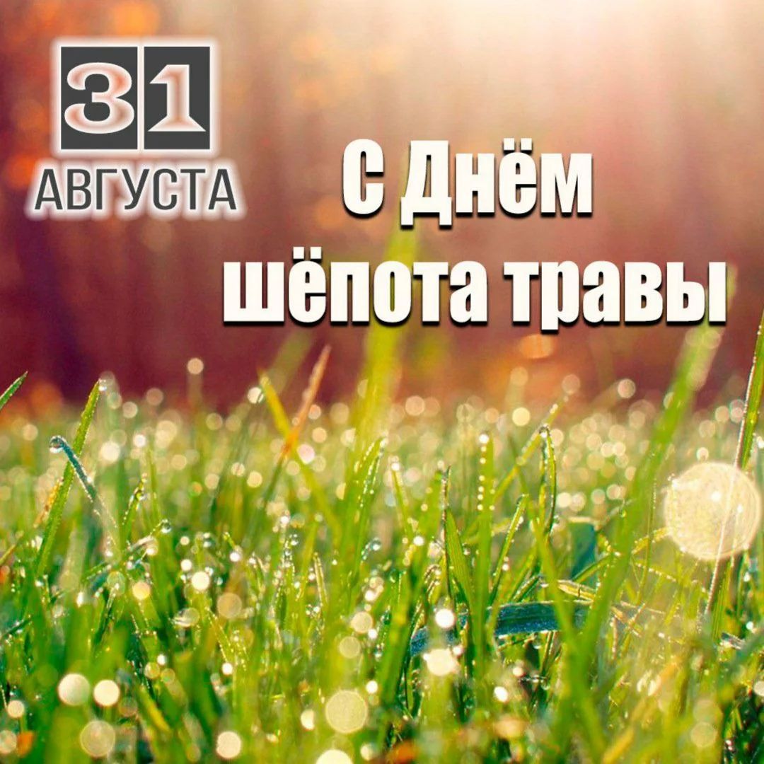 31 августа С Днём шёпота травы