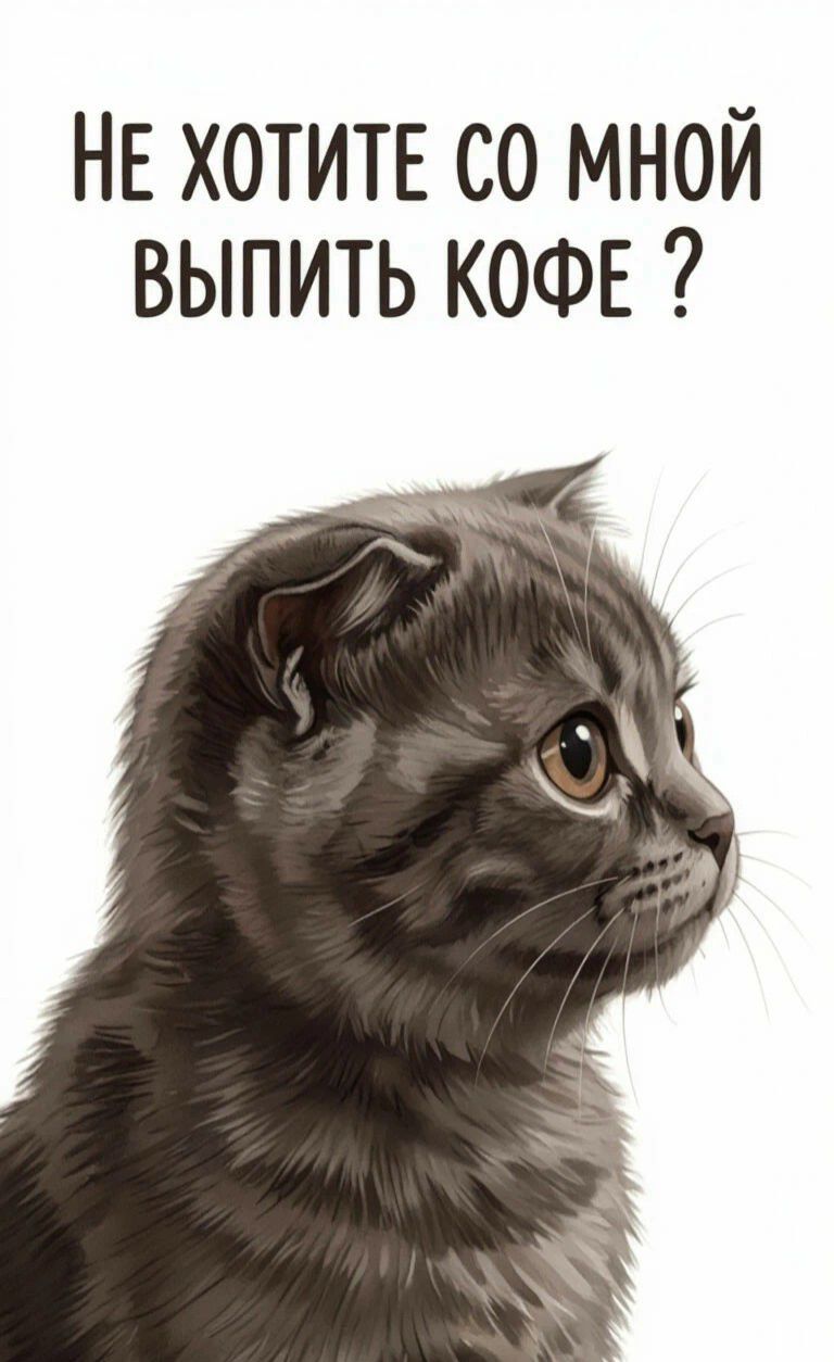 НЕ ХОТИТЕ СО МНОЙ ВЫПИТЬ КОФЕ ?
