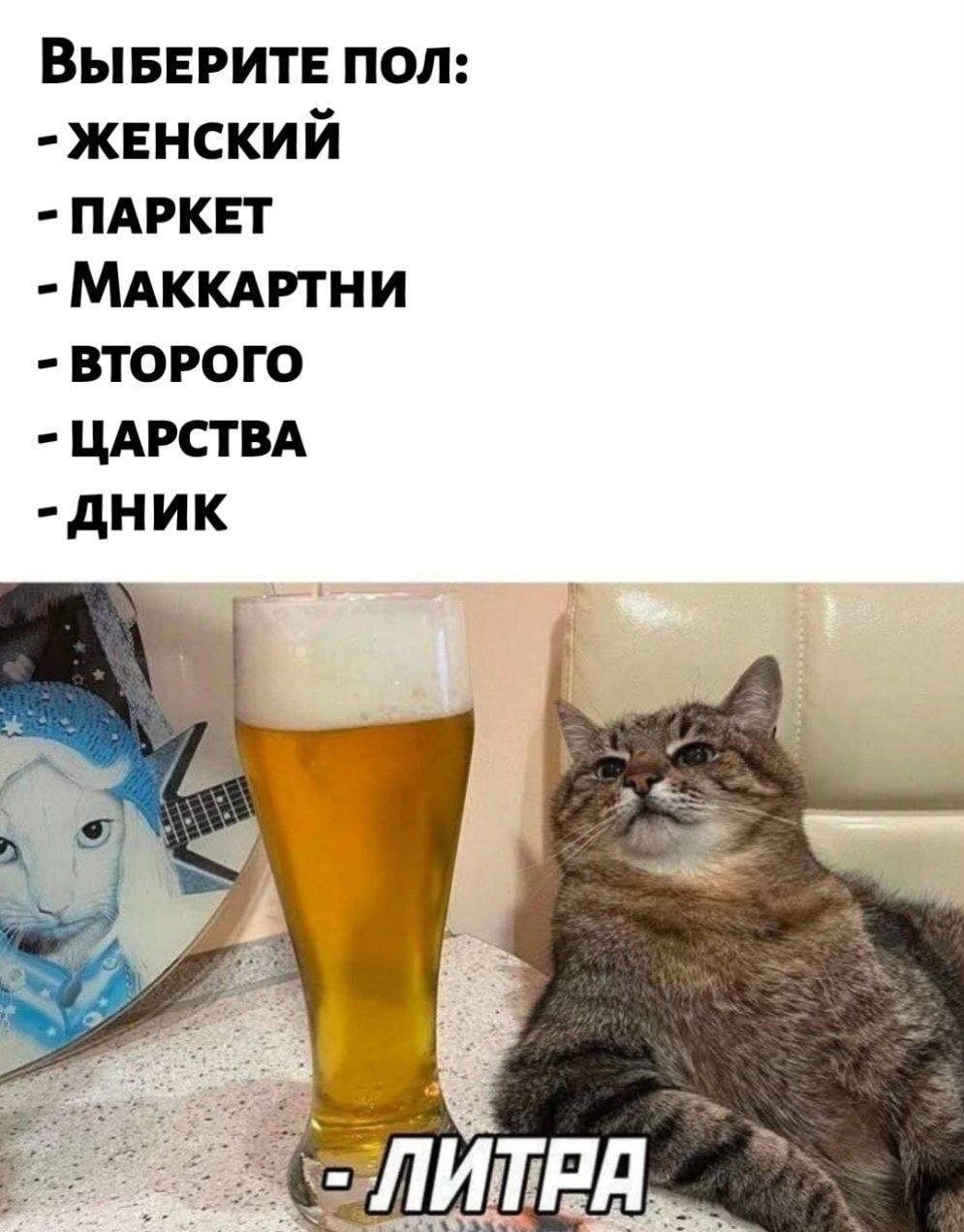 Выберите пол: - женский - паркет - маккартни - второго - царства - дник - литра