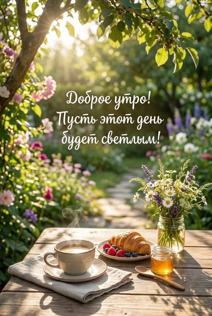 Доброе утро! Пусть этот день будет светлым!