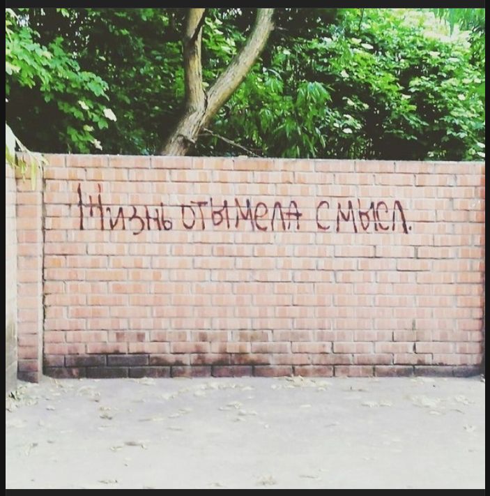Жизнь отымела смысл.