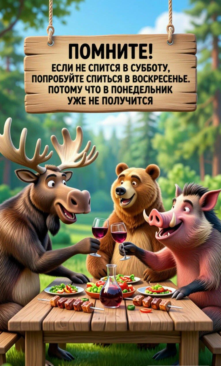 ПОМНИТЕ! ЕсЛИ НЕ СПИТСЯ В СУББОТУ, ПОПРОБУЙТЕ СПИТЬСЯ В ВОСКРЕСЕНЬЕ. ПОТОМУ ЧТО В ПОНЕДЕЛЬНИК УЖЕ НЕ ПОЛУЧИТСЯ
