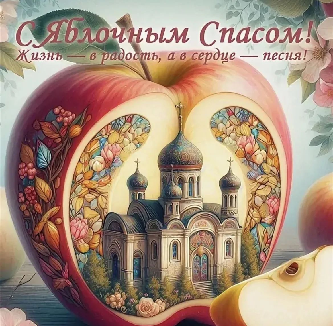 С Яблочным Спасом! Жизнь — в радость, а в сердце — песня!