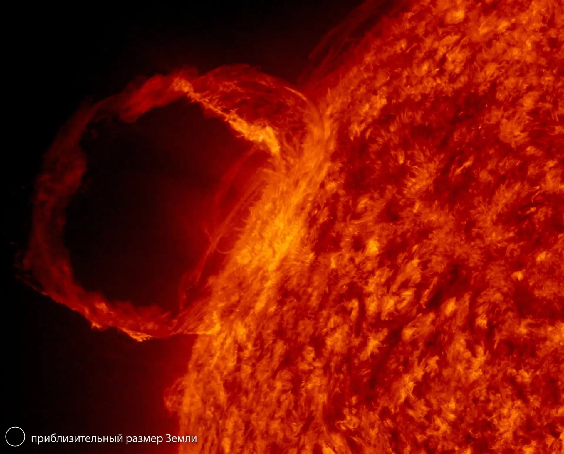 приблизительный размер Земли