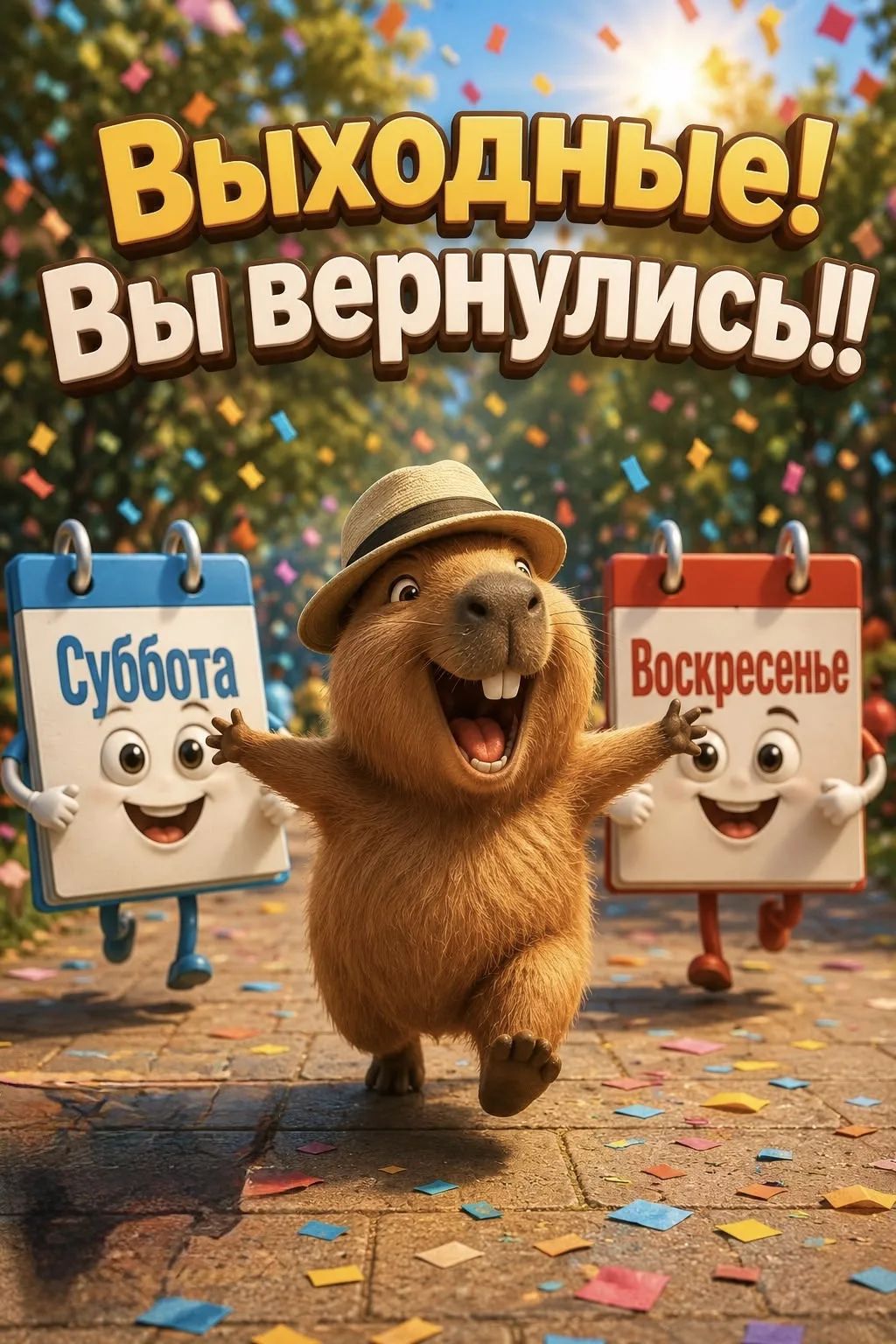 Выходные! Вы вернулись!! Суббота Воскресенье