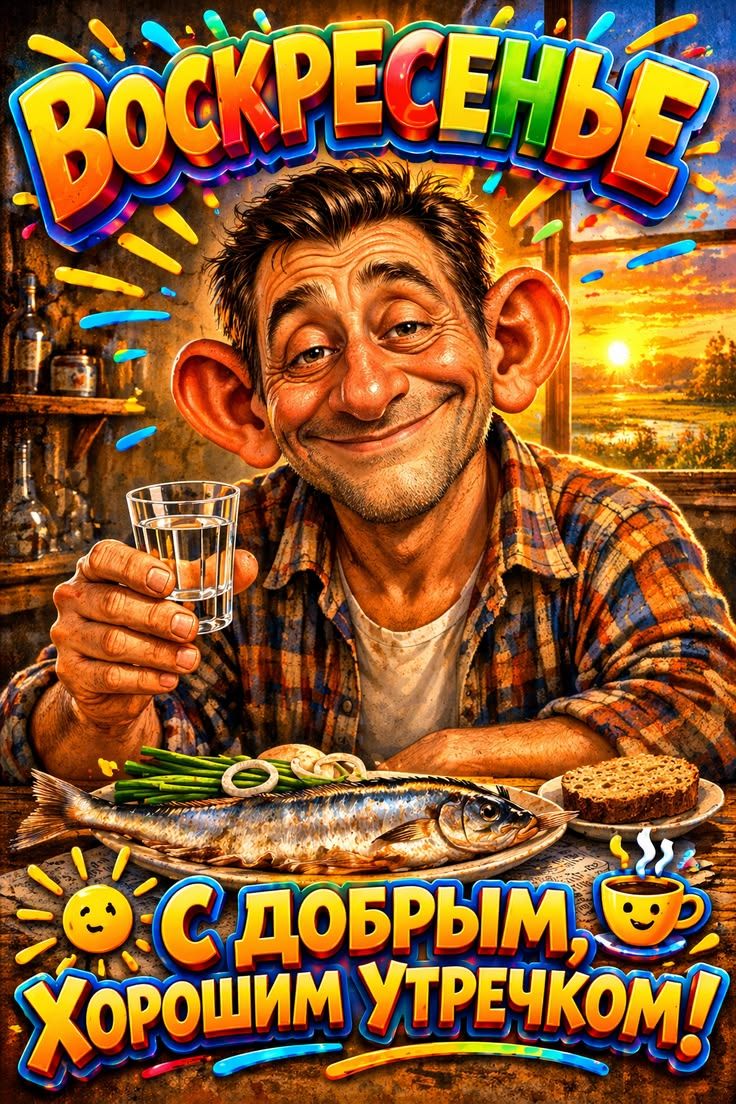 ВОСКРЕСЕНЬЕ С ДОБРЫМ, ХОРОШИМ УТРЕЧКОМ!