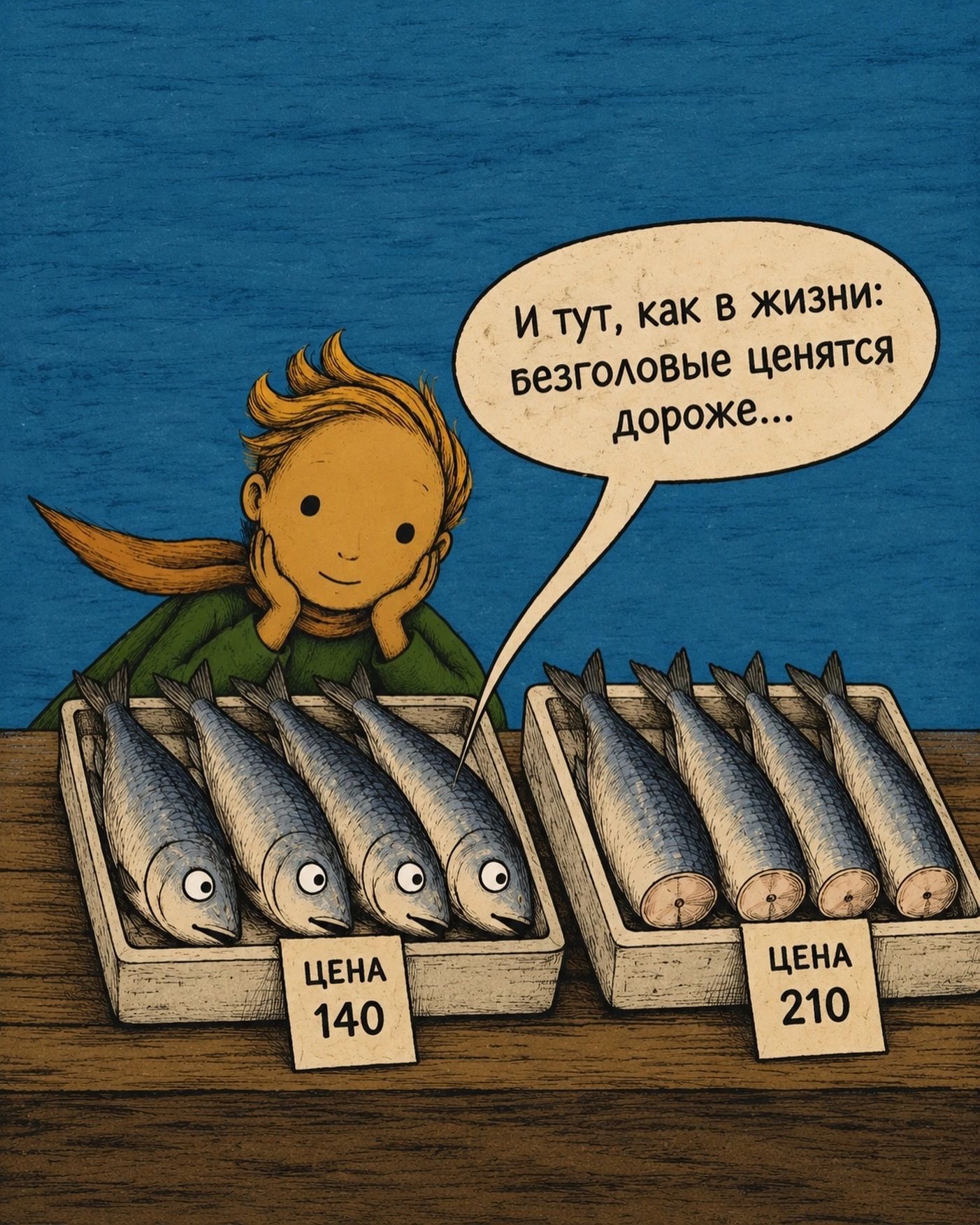 И тут, как в жизни: безголовые ценятся дороже... ЦЕНА 140 ЦЕНА 210