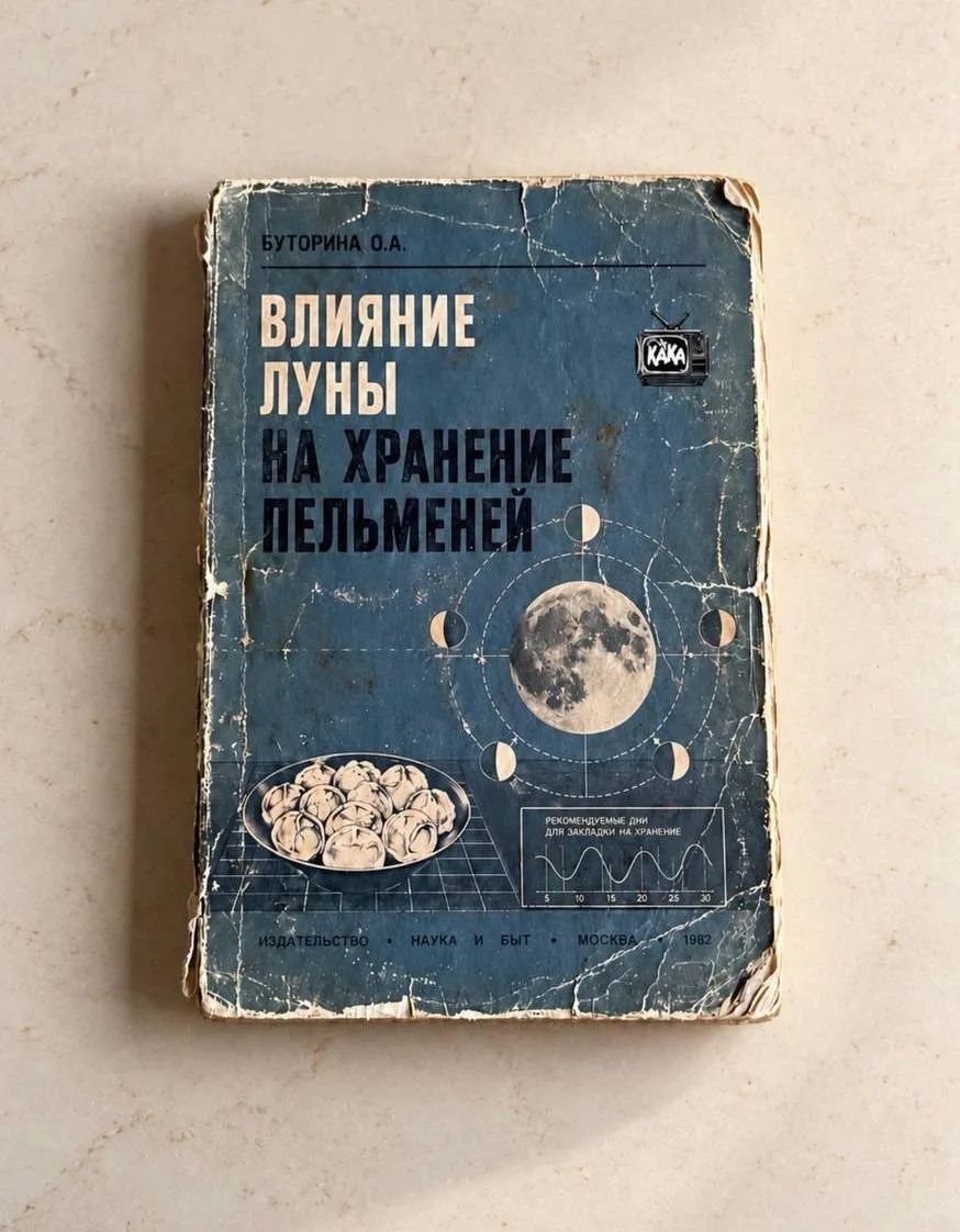 БУТОРИНА О.А. ВЛИЯНИЕ ЛУНЫ НА ХРАНЕНИЕ ПЕЛЬМЕНЕЙ ИЗДАТЕЛЬСТВО НАУКА И БЫТ МОСКВА 1982