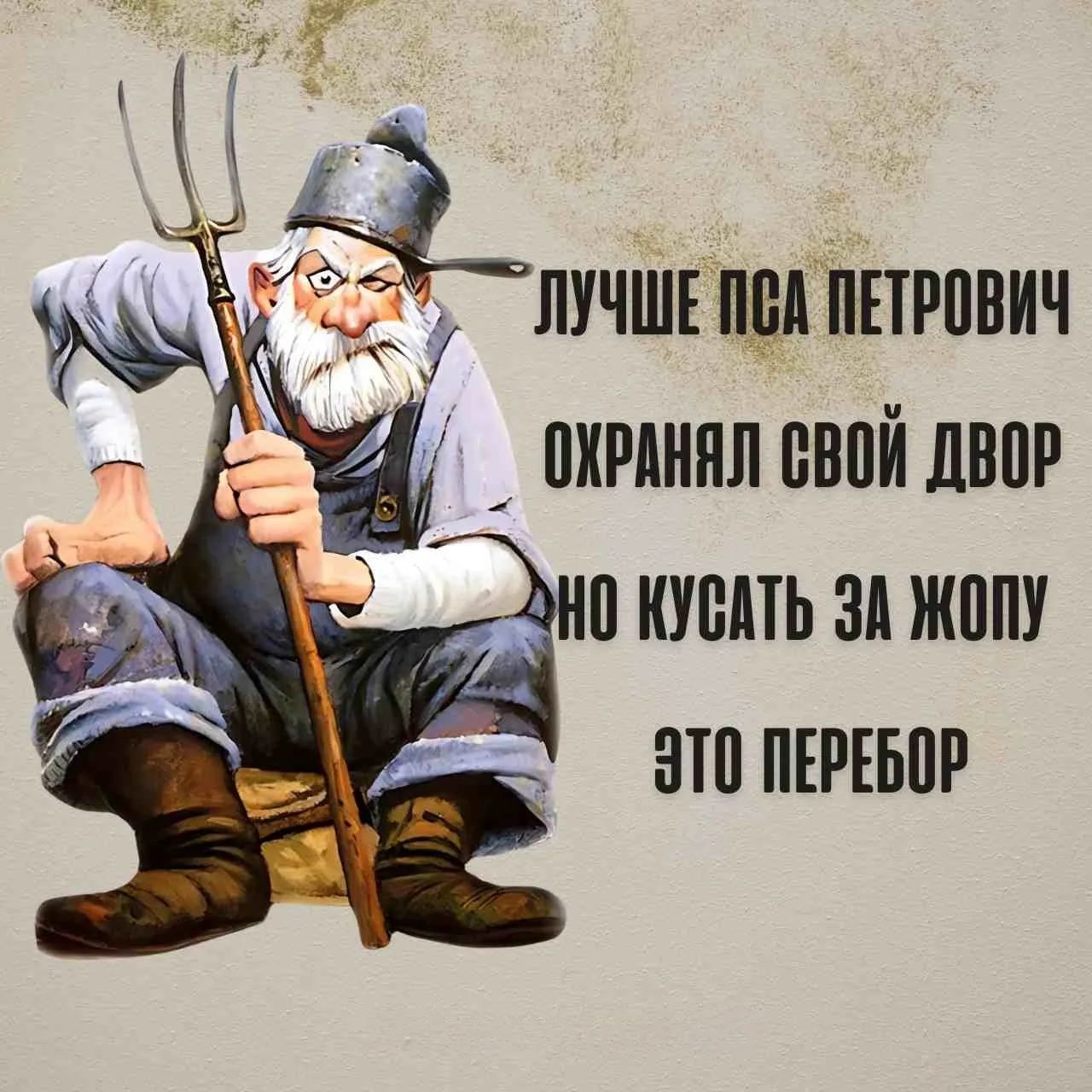 ЛУЧШЕ ПСА ПЕТРОВИЧ ОХРАНЯЛ СВОЙ ДВОР НО КУСАТЬ ЗА ЖОПУ ЭТО ПЕРЕБОР
