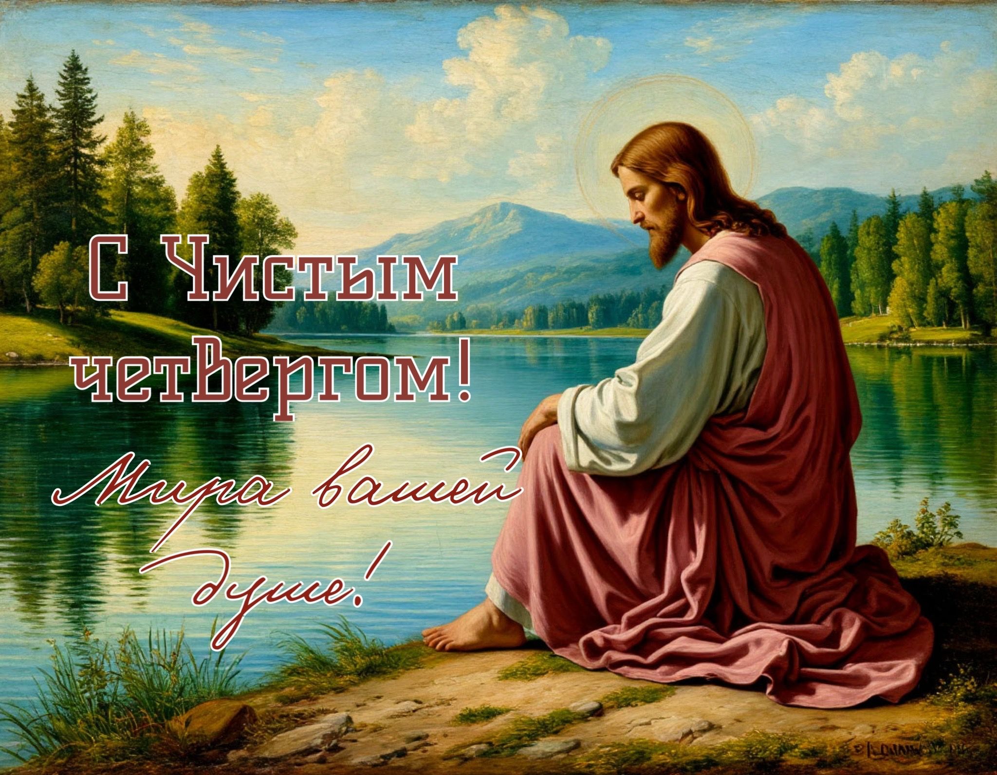 С Чистым четвергом! Мира вашей душе!