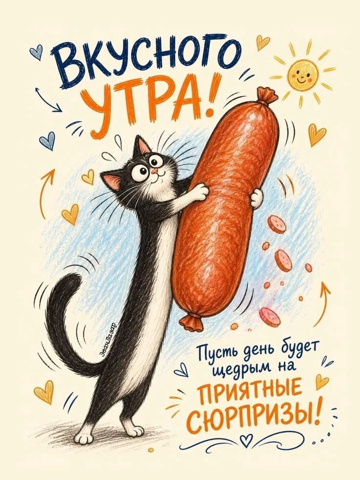 ВКУСНОГО УТРА! Пусть день будет щедрым на приятные сюрпризы!