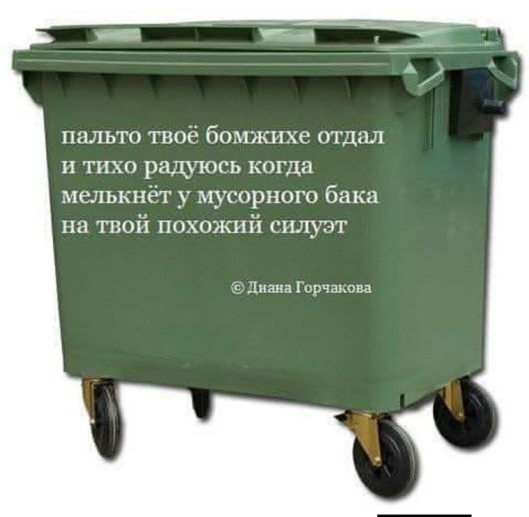 пальто твоё бомжихе отдал и тихо радуюсь когда мелькнёт у мусорного бака на твой похожий силуэт © Диана Горчакова
