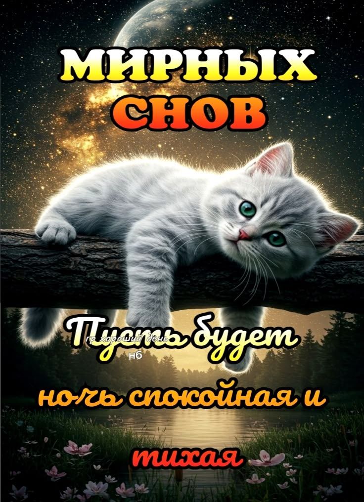 МИРНЫХ СНОВ Пусть будет ночь спокойная и тихая