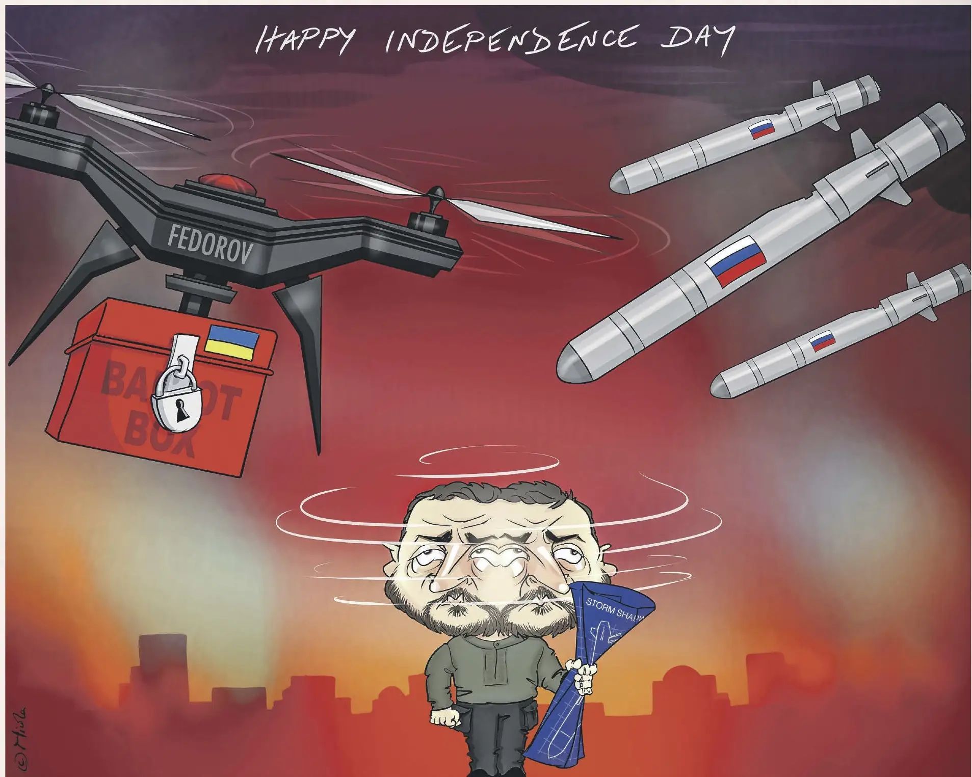 HAPPY INDEPENDENCE DAY FEDOROV BALLOT BOX STORM SHADOW
