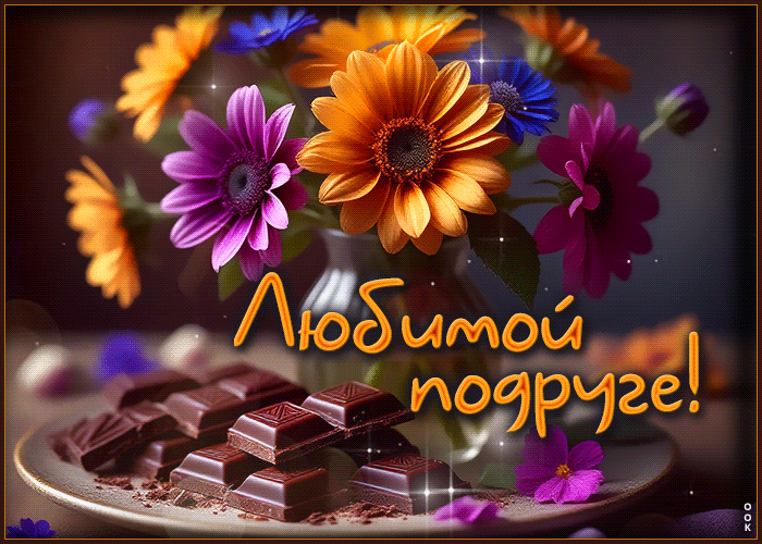 Любимой подруге!