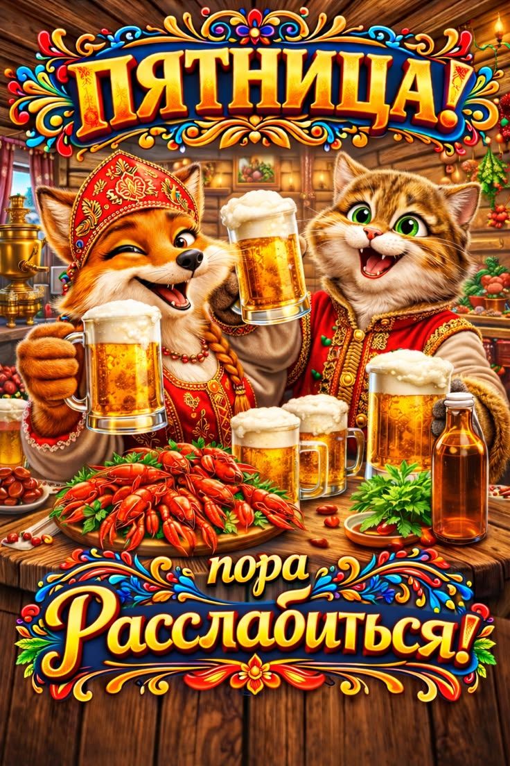 ПЯТНИЦА! пора Расслаоиться!